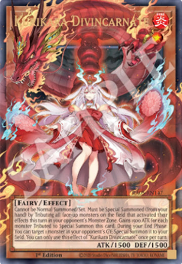 RA05-EN147 - Kurikara Divincarnate (extended art) - Ultra Rare - Rarity Collection 5