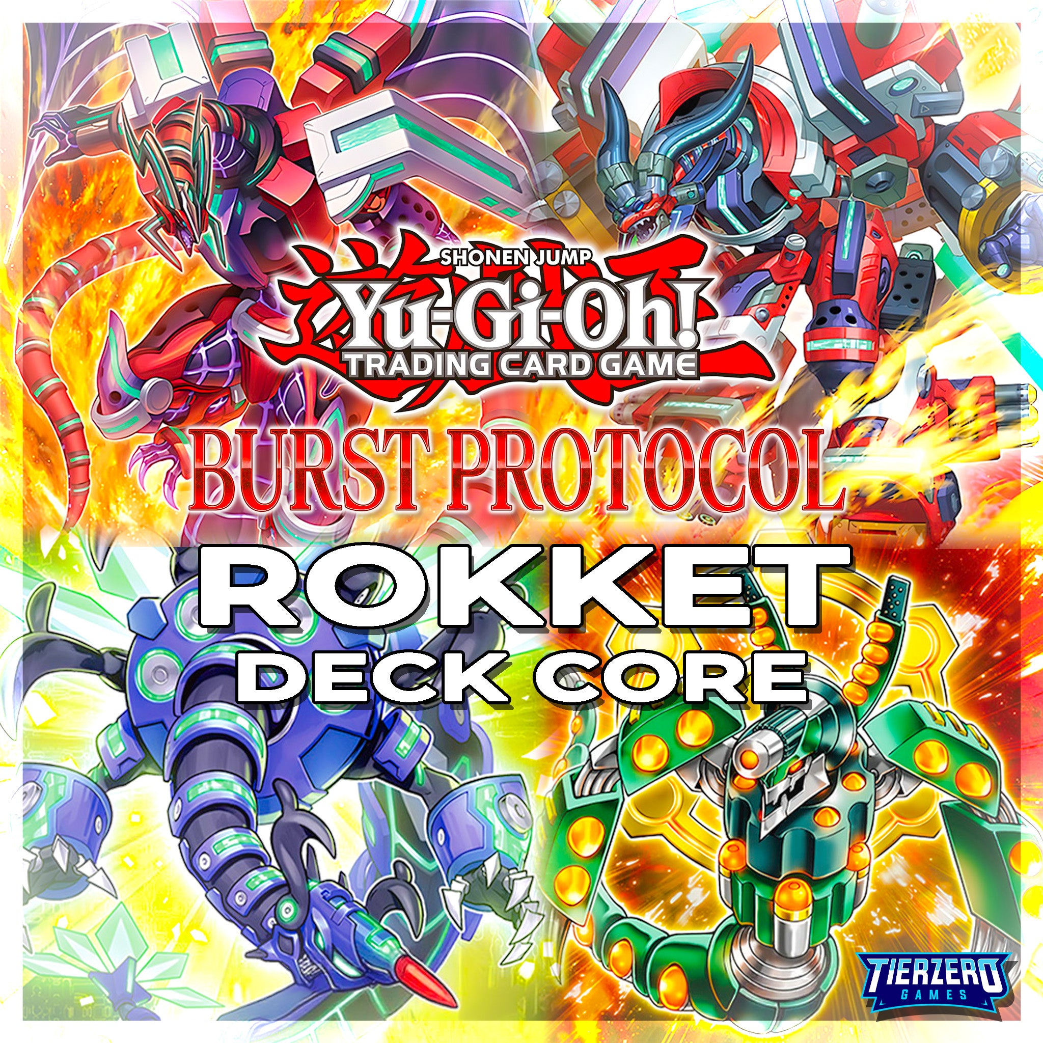 Yugioh Rokket Borrel Deck Core 19 Cards - Burst Protocol - BPRO