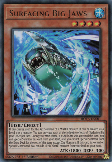 ROTA-EN001 - Surfacing Big Jaws - Ultra Rare - Rage of the Abyss