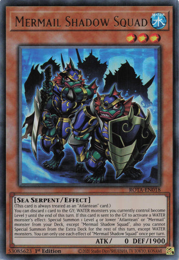 ROTA-EN018 - Mermail Shadow Squad - Ultra Rare - Rage of the Abyss