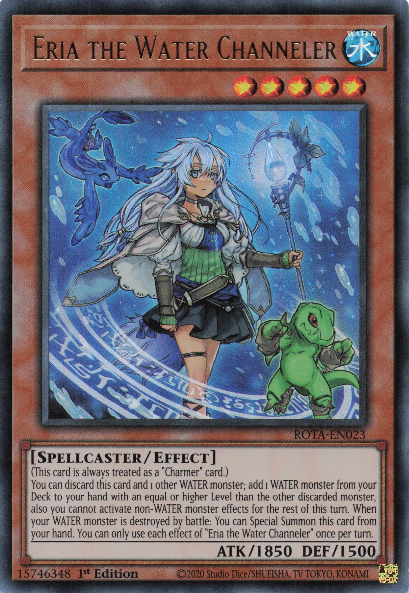 ROTA-EN023 - Eria the Water Channeler - Ultra Rare - - Rage of The Abyss