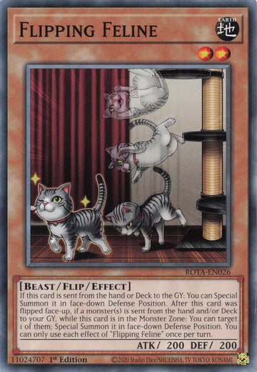 ROTA-EN026 - Flipping Feline - Common - Rage of the Abyss