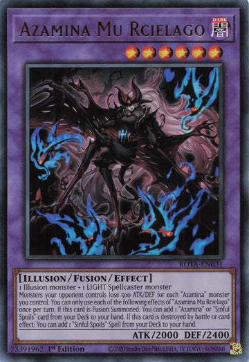ROTA-EN031 - Azamina Mu Rcielago - Ultra Rare - Rage of the Abyss