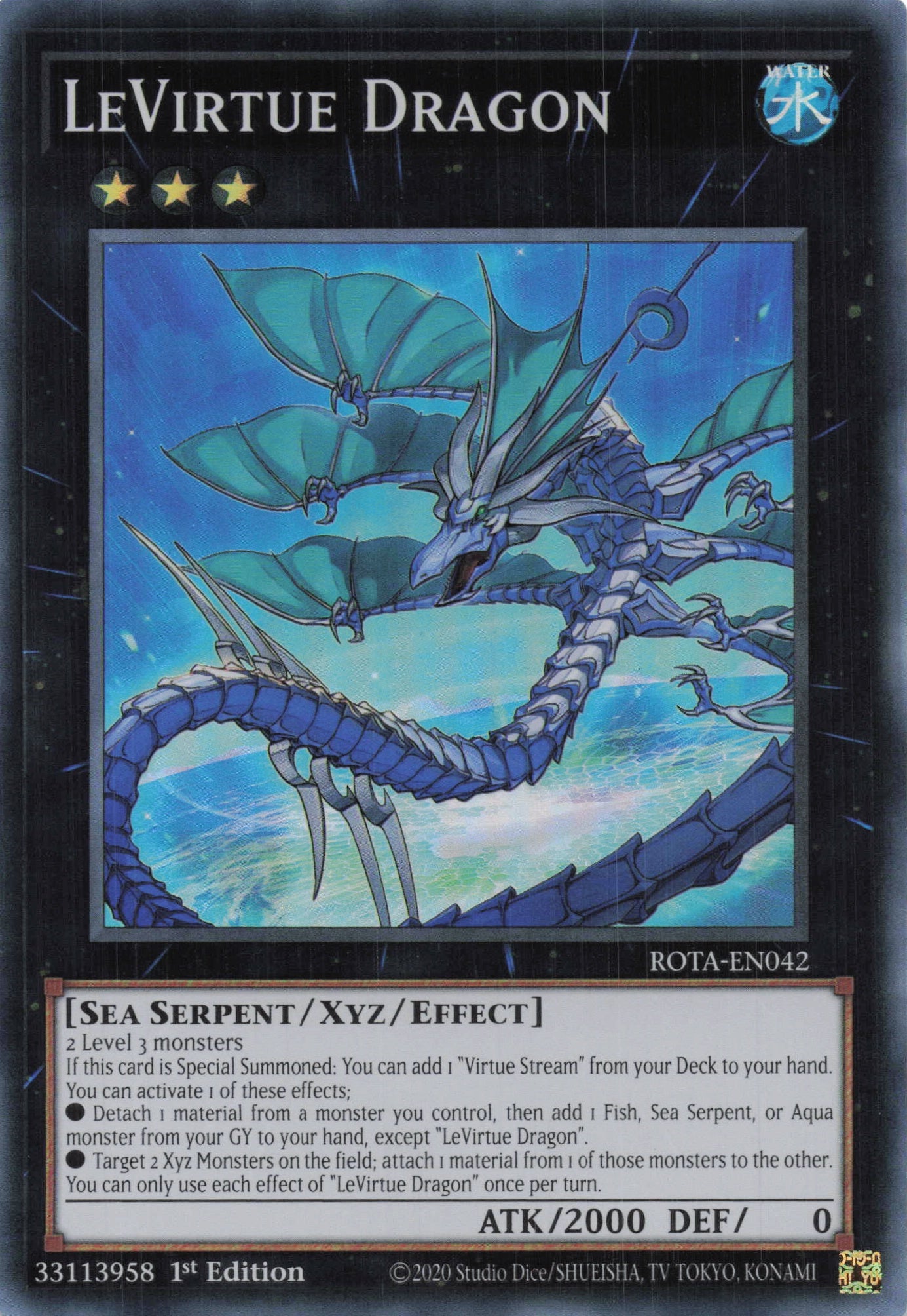 ROTA-EN042 - LeVirtue Dragon - Super Rare - - Rage of The Abyss