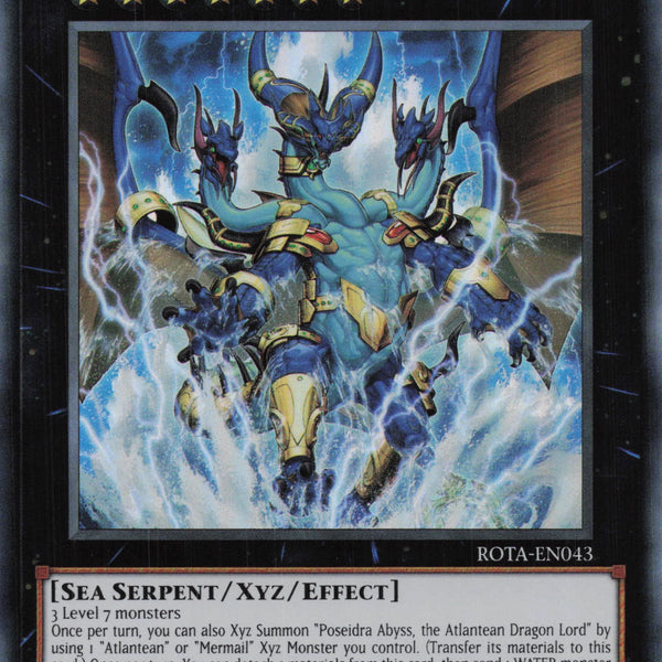 ROTA-EN043 - Poseidra Abyss, the Atlantean Dragon Lord - Ultra Rare - ROTA-EN043 - Poseidra Abyss, the Atlantean Dragon Lord - Ultra Rare -