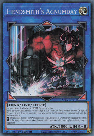 ROTA-EN045 - Fiendsmith's Agnumday - Super Rare - Rage of the Abyss