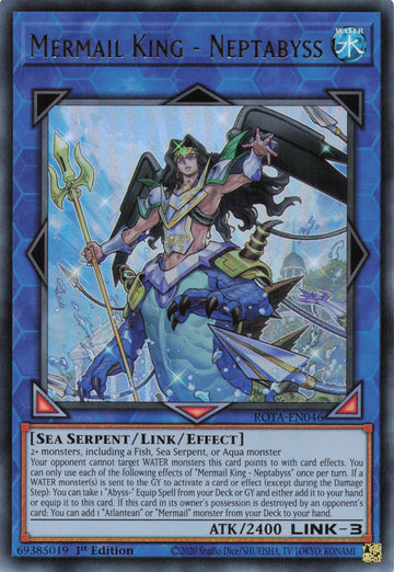 ROTA-EN046 - Mermail King - Neptabyss - Ultra Rare - Rage of the Abyss