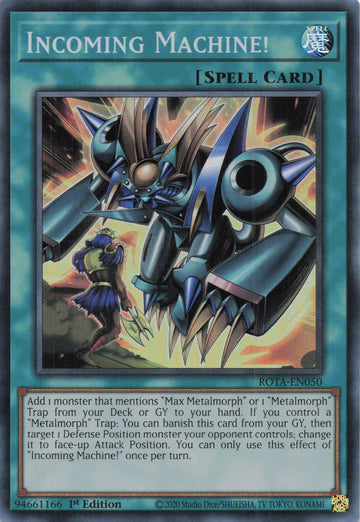 ROTA-EN050 - Incoming Machine! - Super Rare - Rage of the Abyss