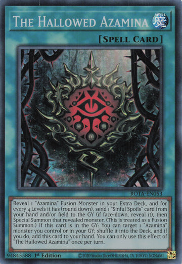 ROTA-EN053 - The Hallowed Azamina - Super Rare - Rage of the Abyss