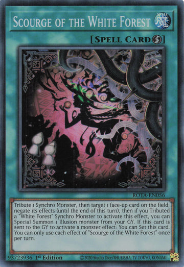ROTA-EN056 - Scourge of the White Forest - Super Rare - Rage of the Abyss