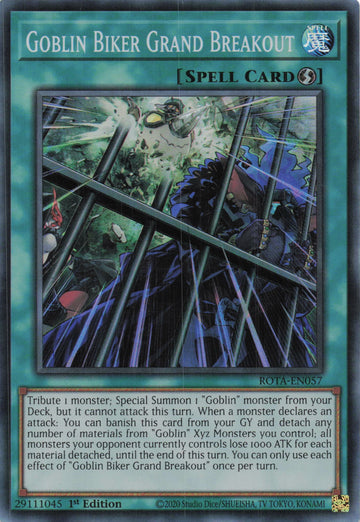 ROTA-EN057 - Goblin Biker Grand Breakout - Super Rare - Rage of the Abyss