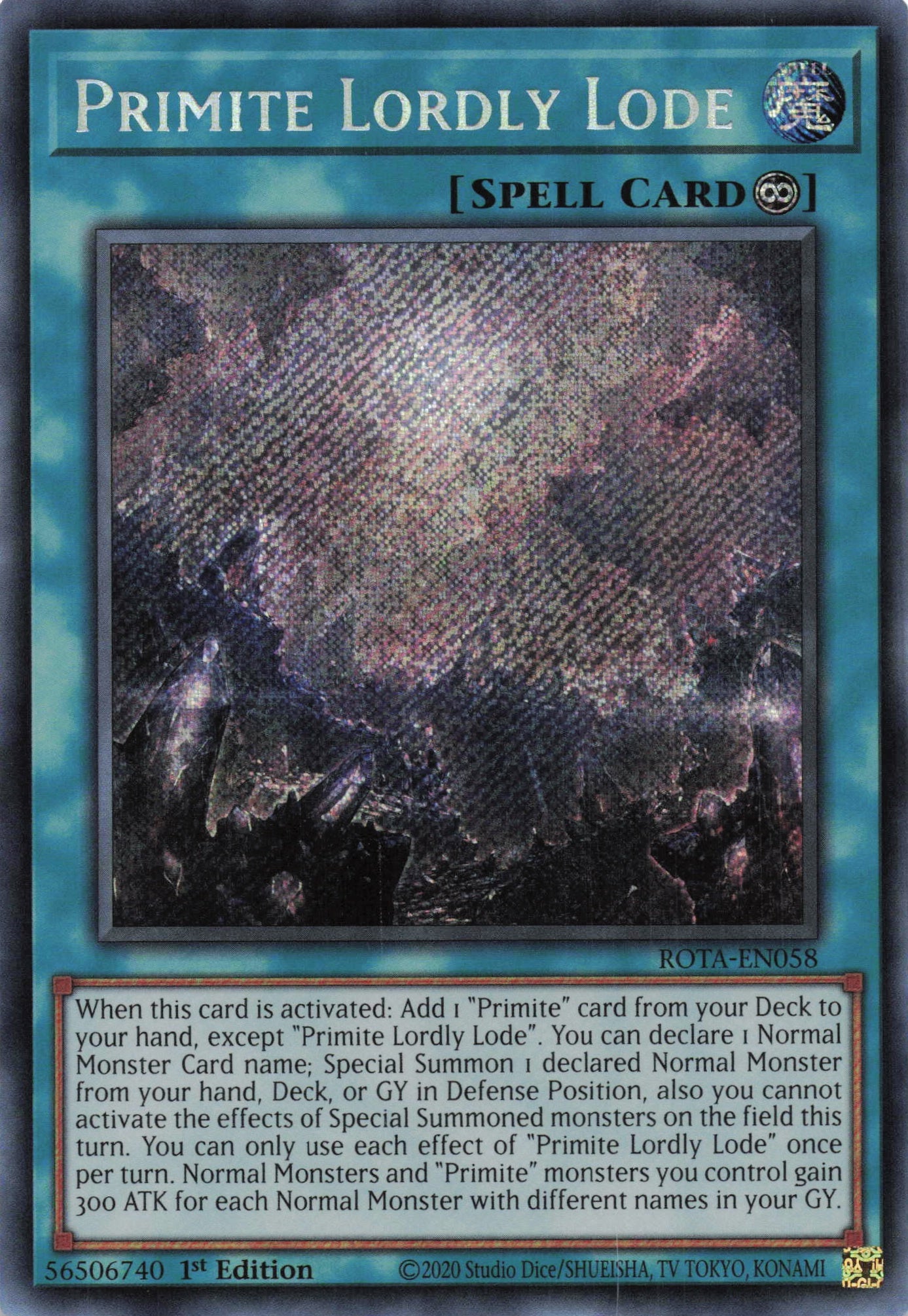 ROTA-EN058 - Primite Lordly Lode - Secret Rare - - Rage of The Abyss