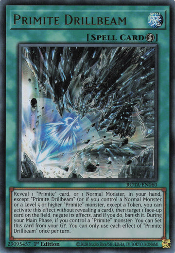 ROTA-EN060 - Primite Drillbeam - Ultra Rare - Rage of the Abyss