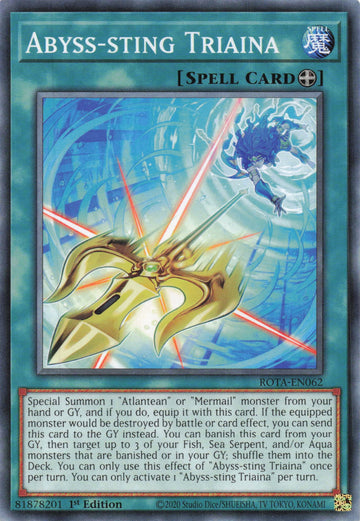 ROTA-EN062 - Abyss-sting Triaina - Common - Rage of the Abyss