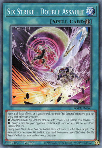 ROTA-EN063 - Six Strike - Double Assault - Common - Rage of the Abyss