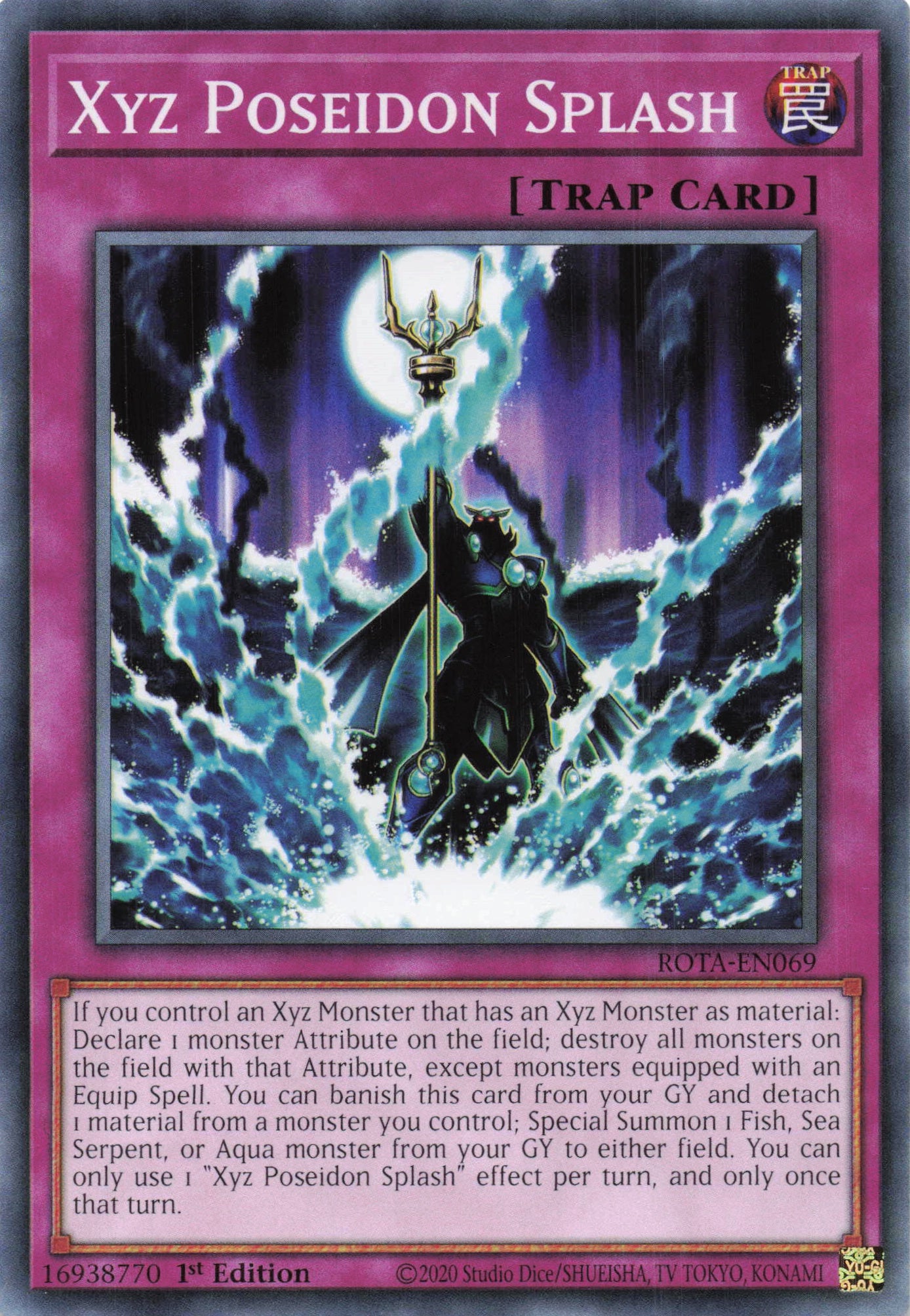 ROTA-EN069 - Xyz Poseidon Splash - Common - - Rage of The Abyss