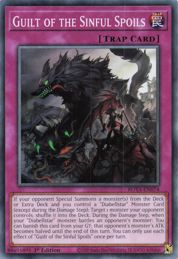 ROTA-EN074 - Guilt of the Sinful Spoils - Common - Rage of the Abyss