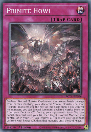 ROTA-EN076 - Primite Howl - Common - Rage of the Abyss