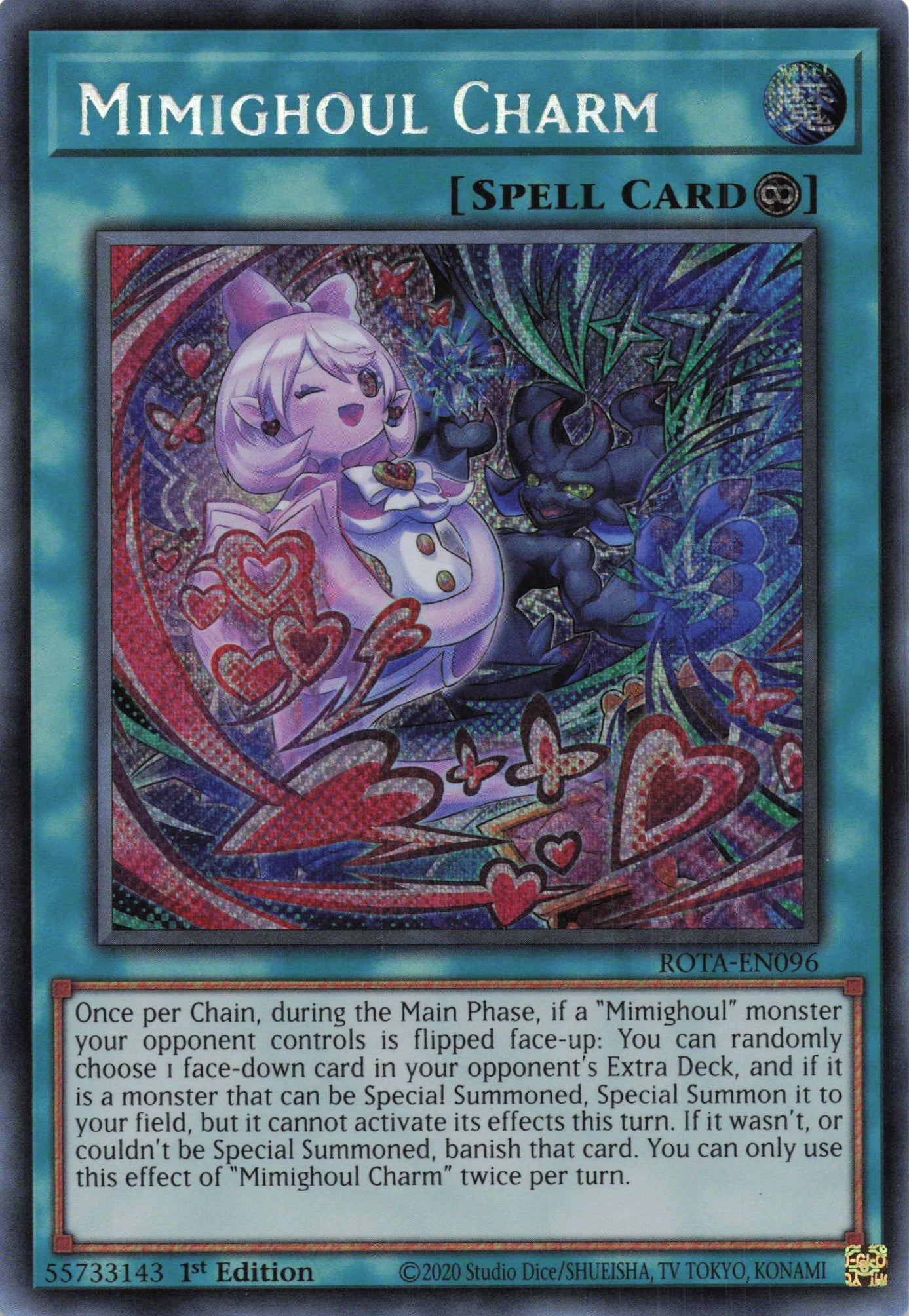 ROTA-EN096 - Mimighoul Charm - Secret Rare - - Rage of The Abyss