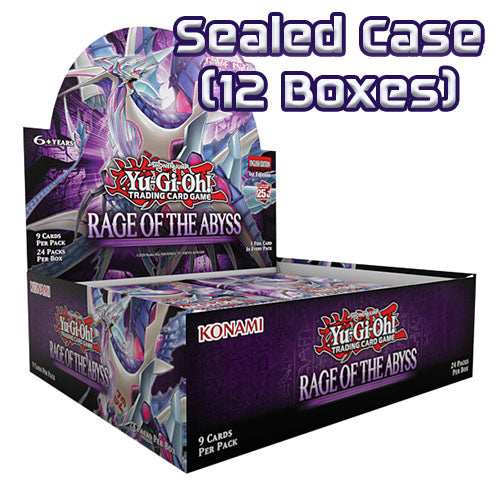 Yugioh Rage of the Abyss Booster Box x12 Sealed Case