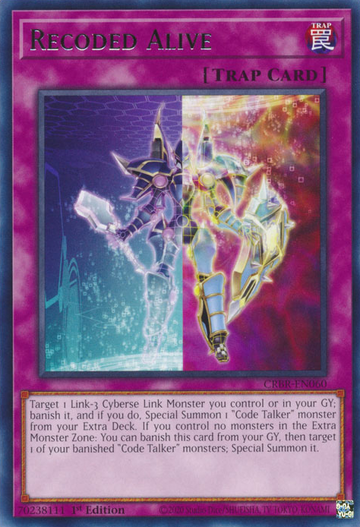 CRBR-EN060 - Recoded Alive - Rare - Crossover Breakers