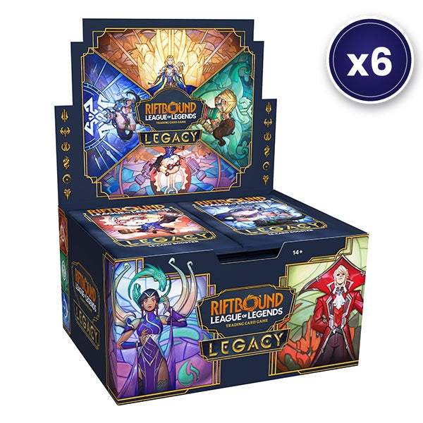 Riftbound: Legacy Set 6 Sealed Case (6x Booster Boxes) Pre-Order