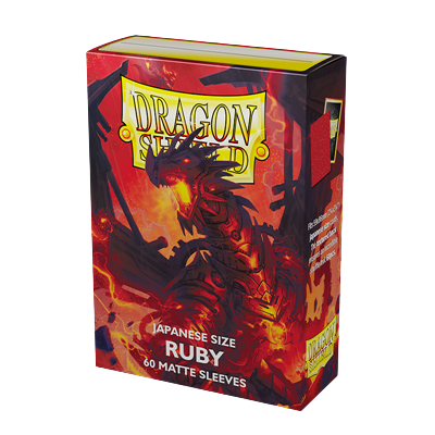 Dragon Shield 60 Ruby Matte Small Sleeves