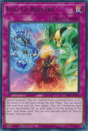 CRBR-EN040 - Ryu-Ge Rivalry - Rare - Crossover Breakers