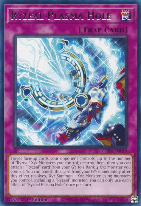 CRBR-EN010 - Ryzeal Plasma Hole - Rare - Normal Trap - Crossover Breakers