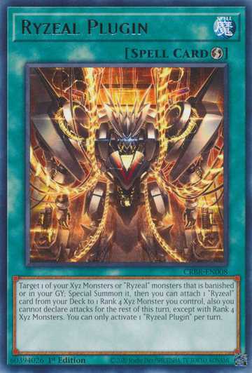 CRBR-EN008 - Ryzeal Plugin - Rare - Crossover Breakers