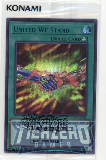 SBPR-EN001 - United We Stand (Blue) - Secret Rare - Miscellaneous Promotional Cards