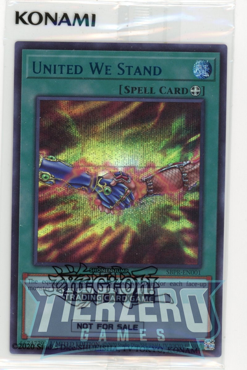 SBPR-EN001 United We Stand - Blue Prismatic Secret Rare - Promo Card