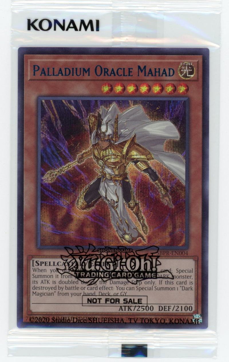 SBPR-EN004 Palladium Oracle Mahad - Blue Prismatic Secret Rare - Promo Card