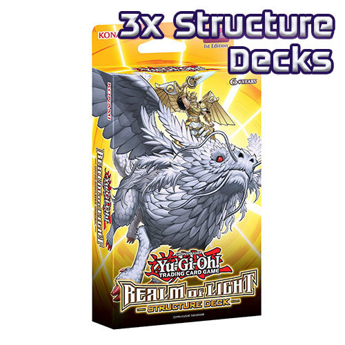 Yugioh Realm of Light Structure Deck - Unlimited Reprint - x3