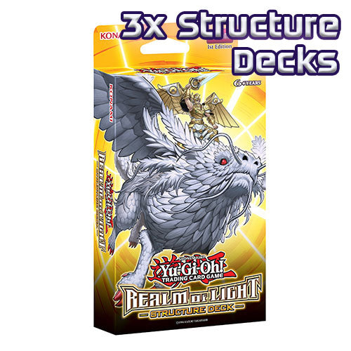 Yugioh Realm of Light Structure Deck - Unlimited Reprint - x3 - PRE-ORDER