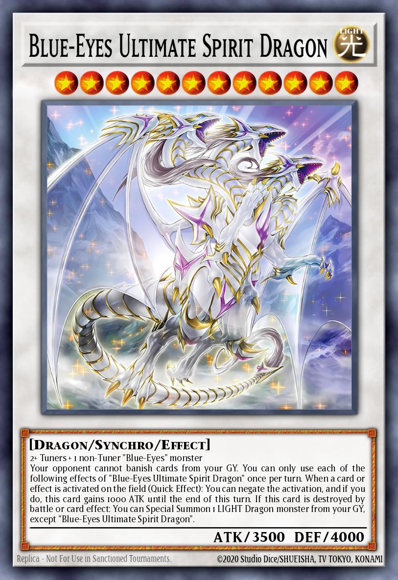 SDWD-EN043 - Blue-Eyes Ultimate Spirit Dragon - Quarter Century Secret Rare
