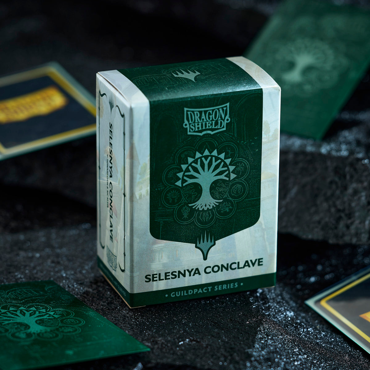 Dragon Shield Guildpact Series Selesnya Conclave Matte Dual Art Sleeves box