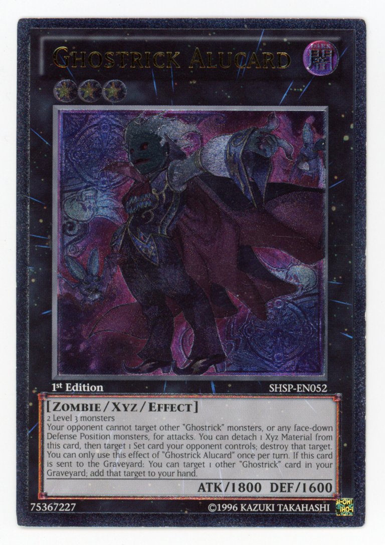 SHSP-EN052 - Ghostrick Alucard - Ultimate Rare - 1st Edition Shadow Specters VLP