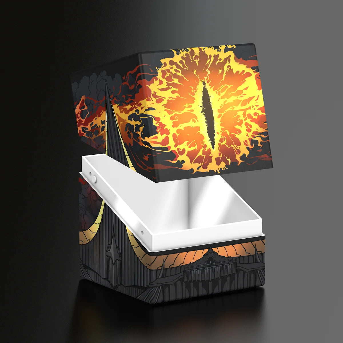 Ultimate Guard Squaroe Eye of Sauron deck box open