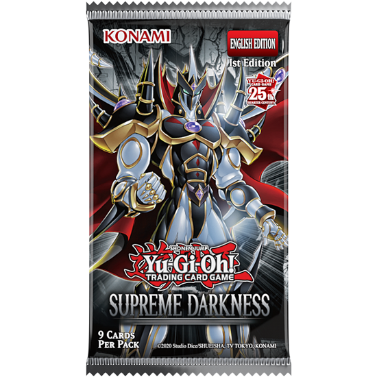 Yugioh Supreme Darkness 1st Edition Booster Pack EU