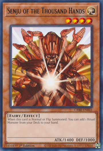 CRBR-EN041 - Senju of the Thousand Hands - Rare - Crossover Breakers