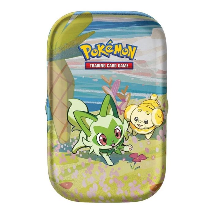 Pokemon Scarlet & Violet Mini Tin - Sprigatito & Fidough