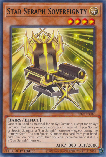 CRBR-EN046 - Star Seraph Sovereignty - Rare - Crossover Breakers