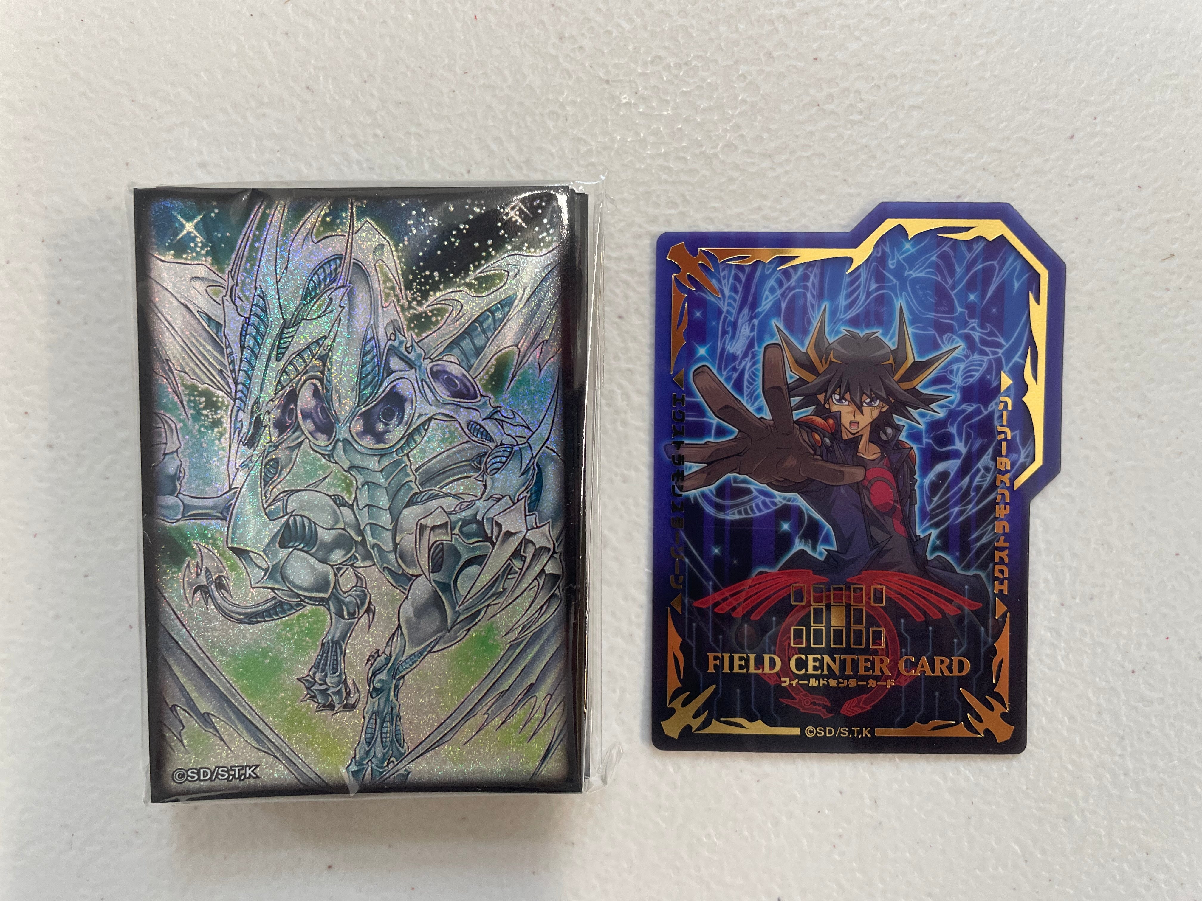 Yugioh OCG Stardust Dragon & Yusei Fudo Sleeves/Field Centre