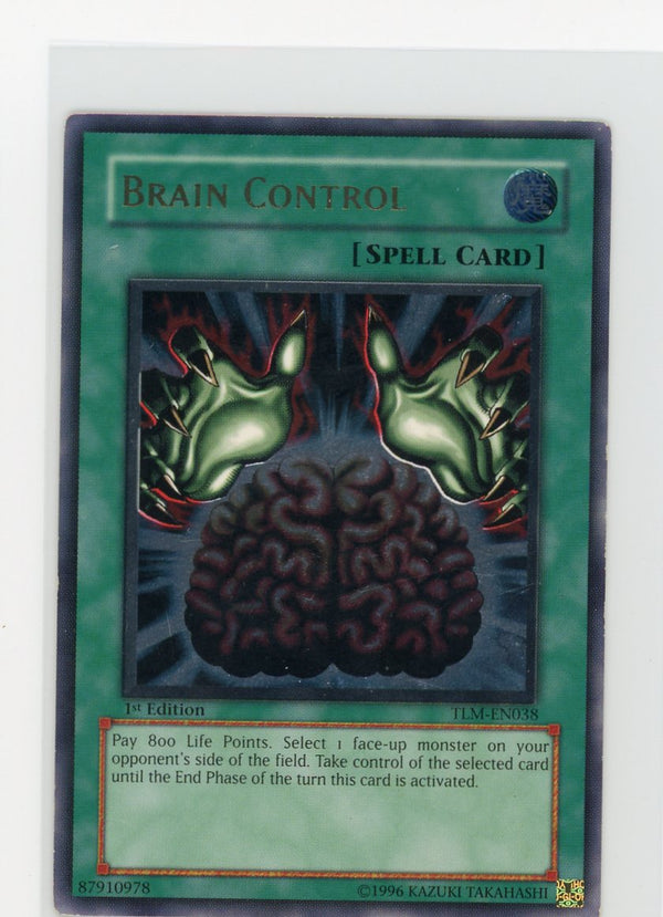 TLM-EN038 - Brain Control - Ultimate Rare - Spell Card - 1st Edition - The Lost Millennium NM