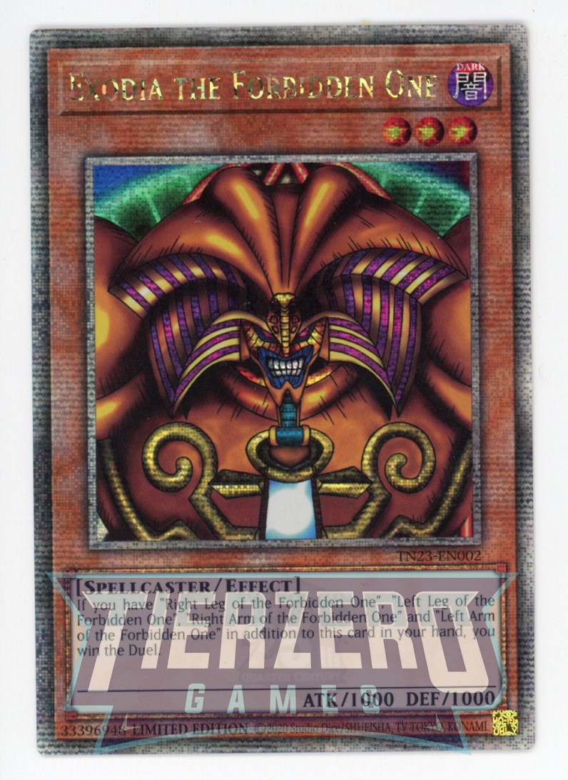 TN23-EN002 - Exodia the Forbidden One - Quarter Century Secret Rare - Effect Monster - 25th Anniversary Duelist Heroes Tin