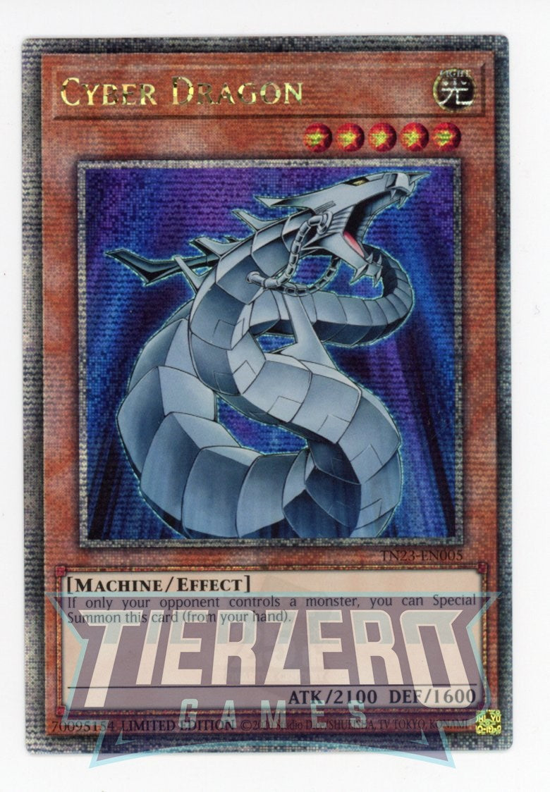 TN23-EN005 - Cyber Dragon - Quarter Century Secret Rare - Effect Monster - 25th Anniversary Duelist Heroes Tin