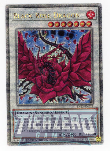 TN23-EN014 - Black Rose Dragon - Quarter Century Secret Rare - 25th Anniversary Tin: Dueling Heroes
