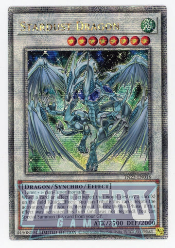 TN23-EN016 - Stardust Dragon - Quarter Century Secret Rare - 25th Anniversary Tin: Dueling Heroes