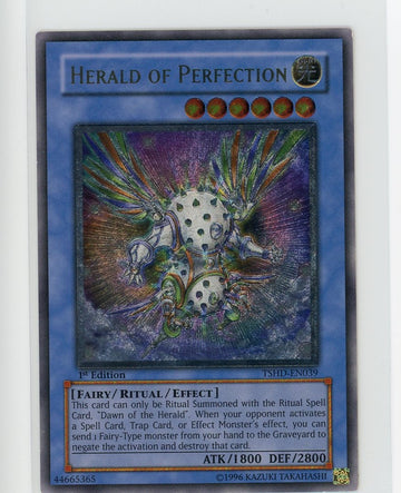 TSHD-EN039 - Herald of Perfection - Ultimate Rare - The Shining Darkness - 1st Edition - NM